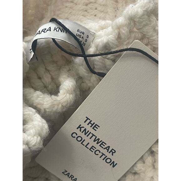 Zara The Knitwear Collection Cable‎ Chunky Sweater - Picture 8 of 9